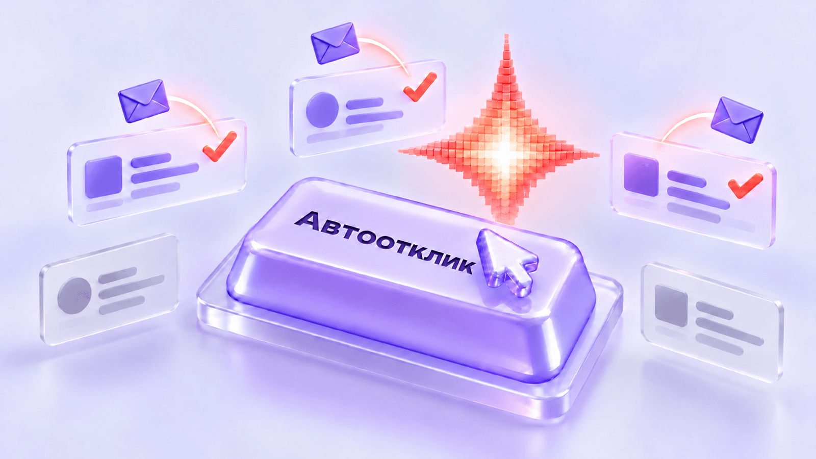 Клавиша «Автоотклик» отправляет письма к трём подходящим вакансиям, две другие остаются в стороне